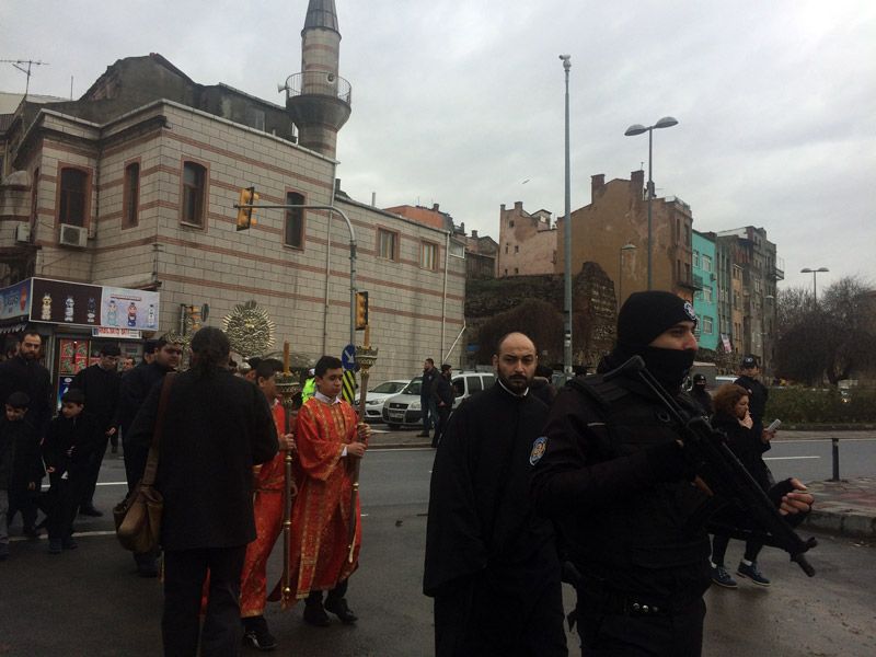 Υπό δρακόντεια μέτρα ασφαλείας ο εορτασμός των Θεοφανείων στην Κωνσταντινούπολη – ΦΩΤΟ
