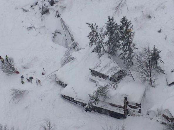 RAI: Υπάρχουν και παιδιά στο ξενοδοχείο Rigopiano – ΒΙΝΤΕΟ