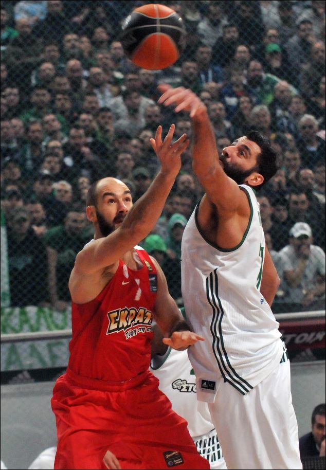 Παναθηναϊκός – Ολυμπιακός 48-45 (30′)