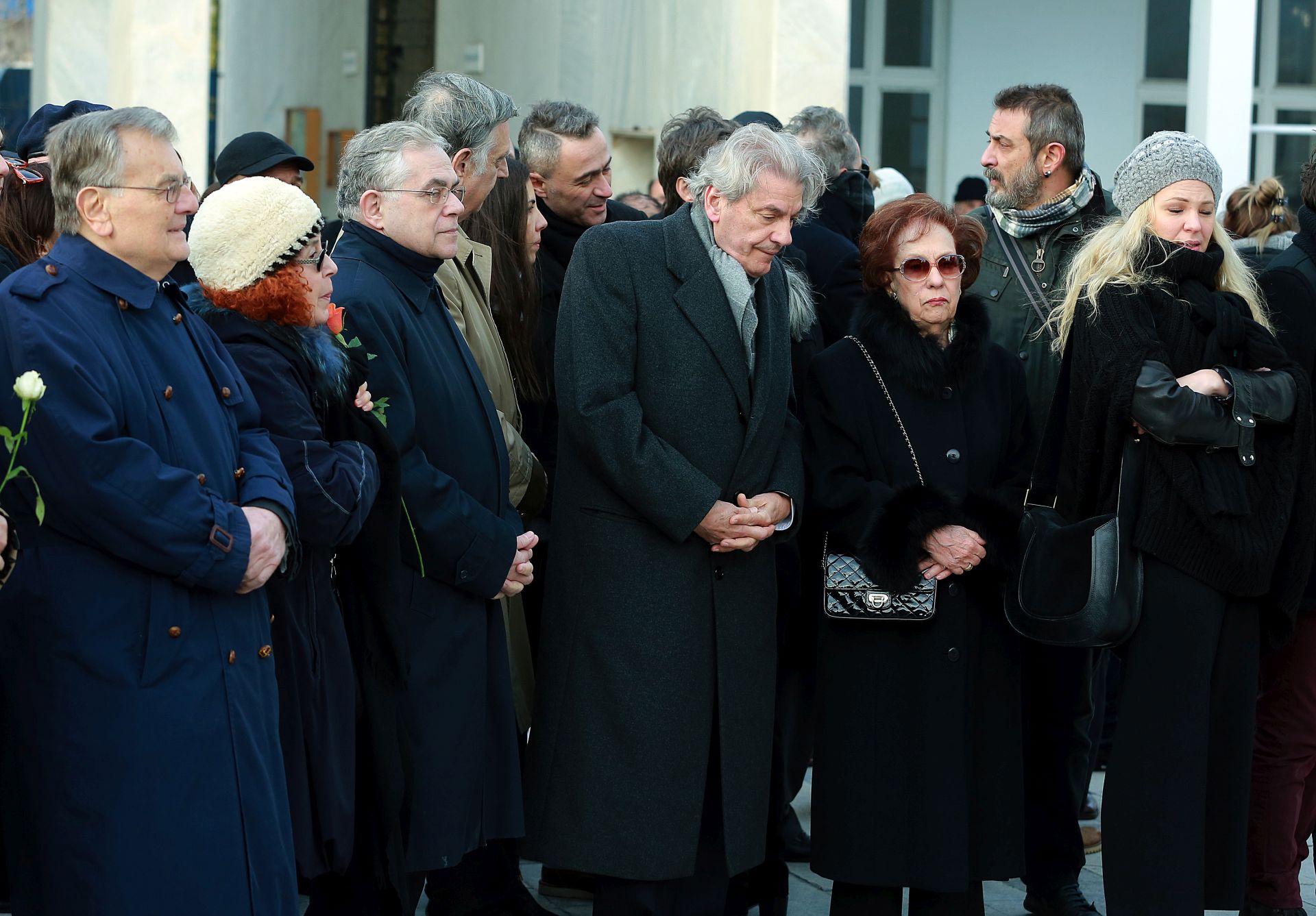 Το τελευταίο αντίο στον Σπύρο Ευαγγελάτο – ΦΩΤΟ