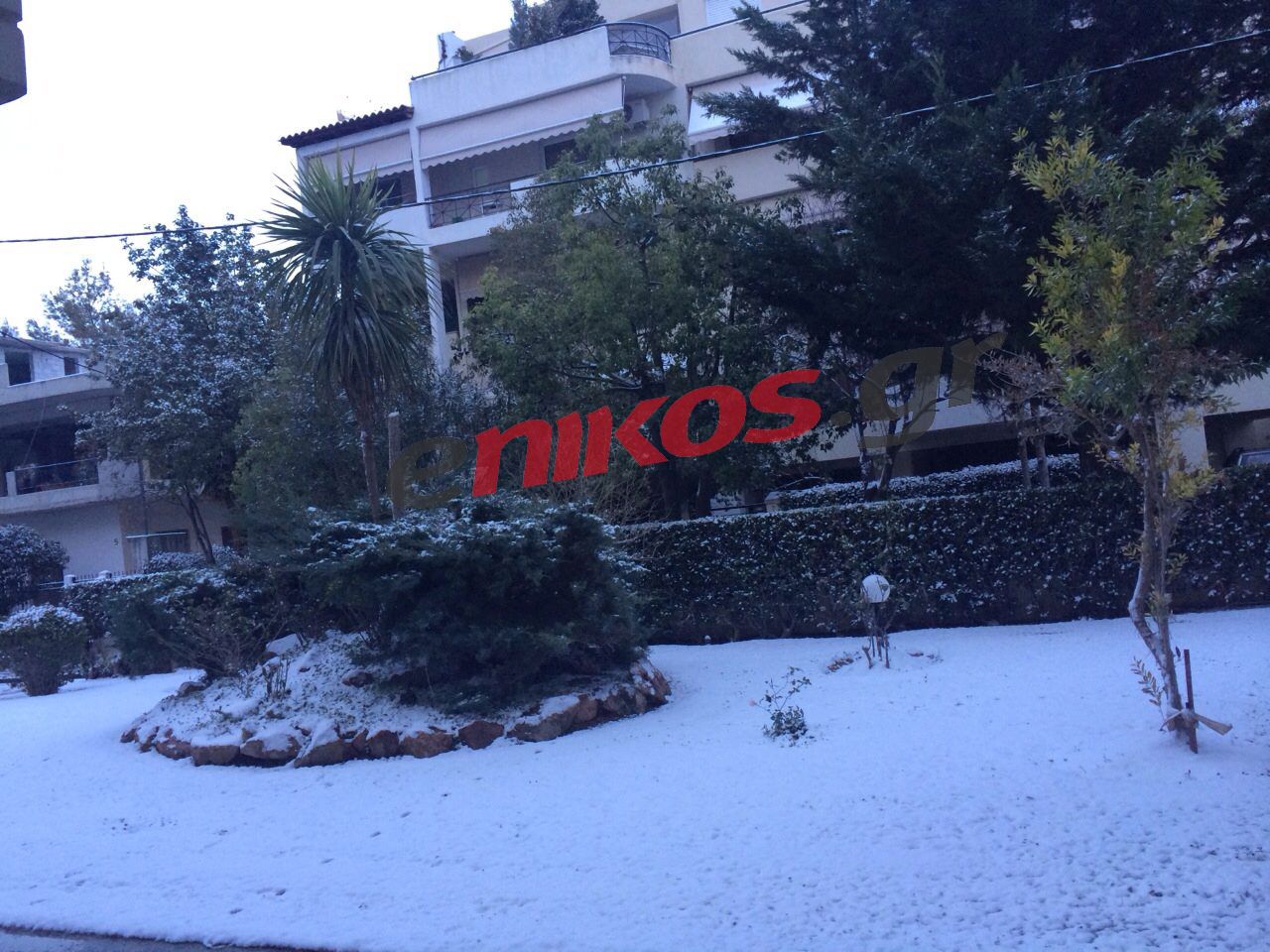 Το χιονισμένο Χαλάνδρι – ΦΩΤΟ