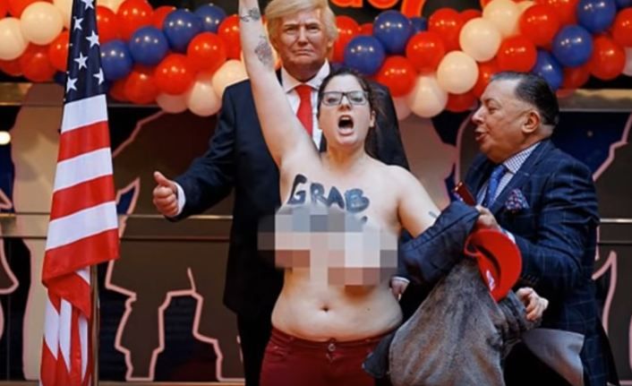 Δεν φαντάζεστε τι έκανε ακτιβίστρια των Femen σε κέρινο ομοίωμα του Τραμπ – ΒΙΝΤΕΟ