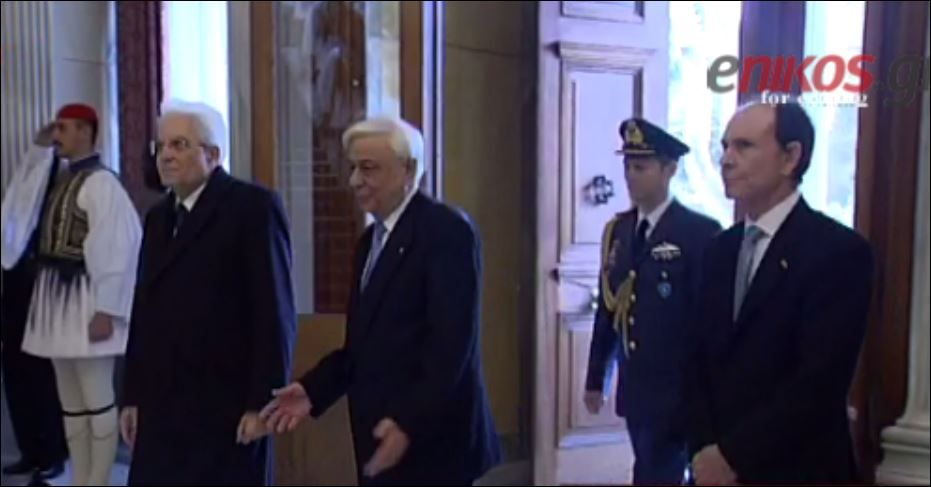 Η εντυπωσιακή υποδοχή του Ματαρέλα στο Προεδρικό Μέγαρο – ΒΙΝΤΕΟ