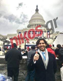 Ο ομογενής σύμβουλος του Τραμπ λίγο πριν από την ορκωμοσία – ΦΩΤΟ