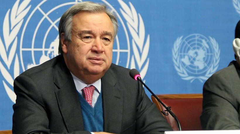 Έκκληση για ειρήνη απευθύνει ο νέος Γενικός Γραμματέας του ΟΗΕ