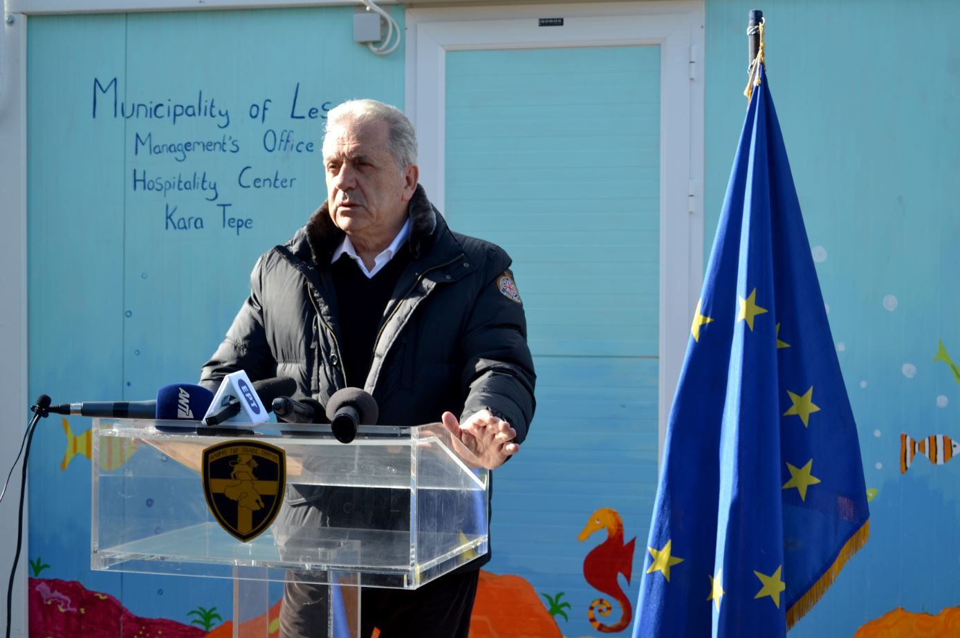 Στη Λέσβο Αβραμόπουλος – Μουζάλας – ΦΩΤΟ