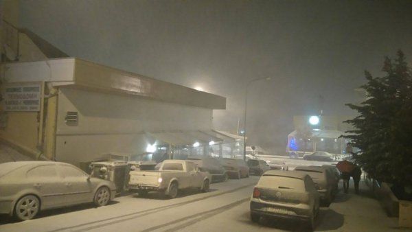 Έντονη χιονόπτωση ΤΩΡΑ στη Φλώρινα – ΦΩΤΟ