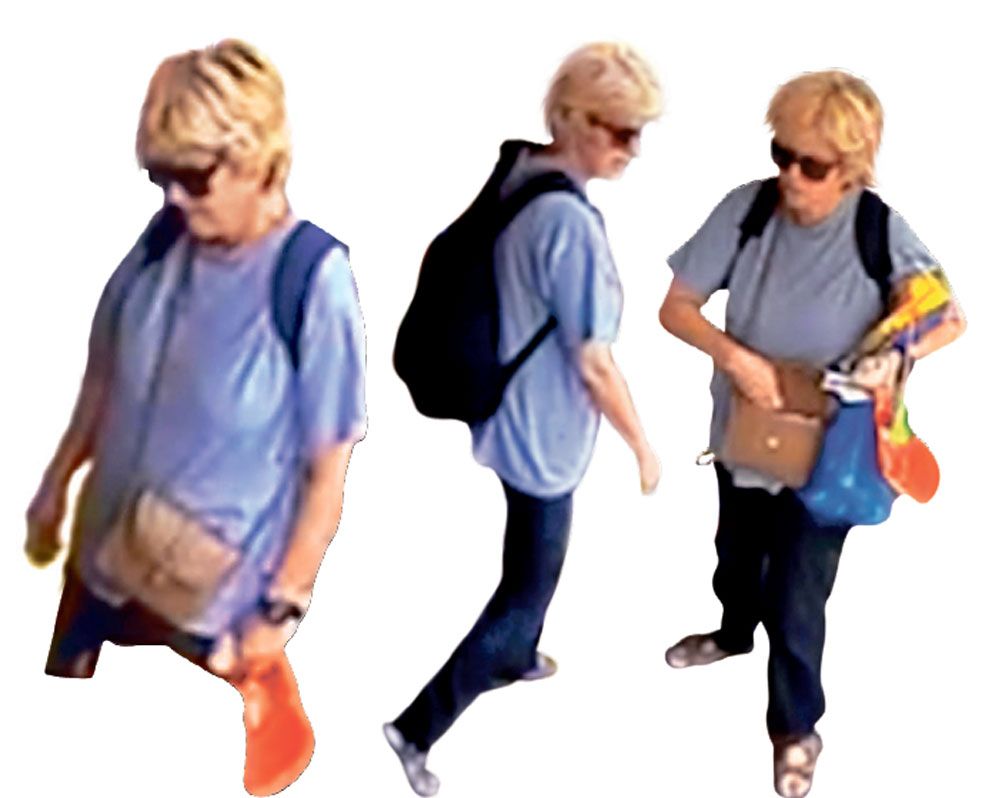 Αδυνατισμένη με καστανόξανθα μαλλιά η Πόλα Ρούπα