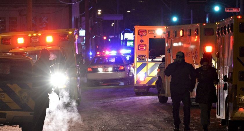 Οι πρώτες εικόνες από το σημείο της επίθεσης στο Κεμπέκ – ΒΙΝΤΕΟ
