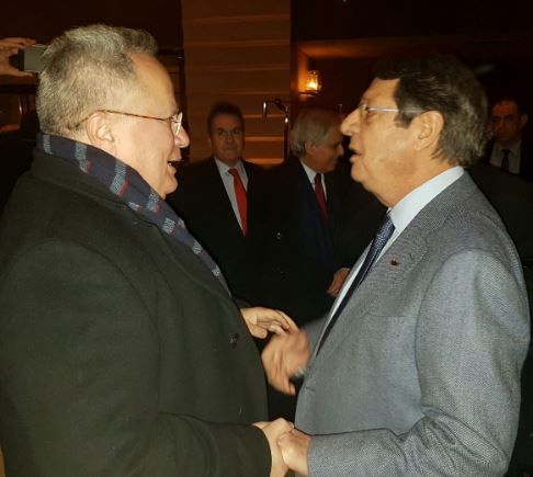 Σε εξέλιξη η συνάντηση Αναστασιάδη – Κοτζιά στη Γενεύη – ΦΩΤΟ