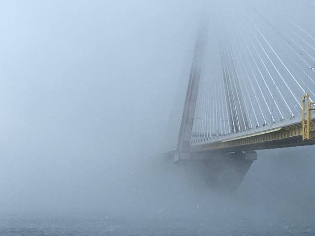 Εντυπωσιακή ΦΩΤΟ από τη γέφυρα Ρίου-Αντιρρίου
