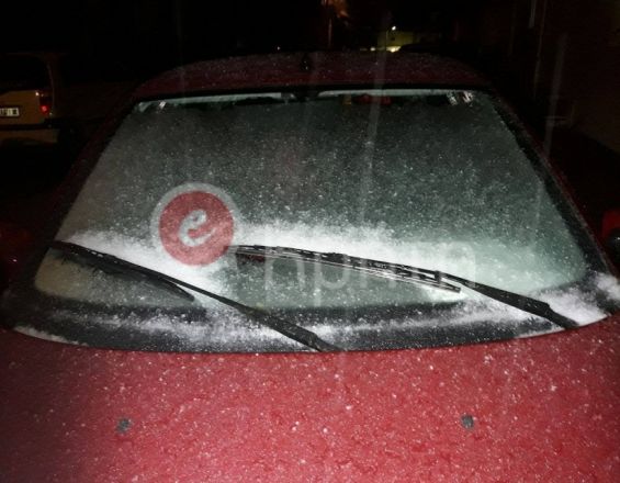 Χιόνισε και μέσα στο Ηράκλειο – ΦΩΤΟ