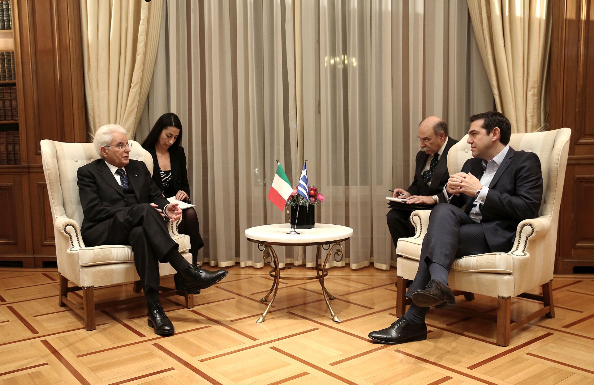 Ο Ματαρέλα σε Τσίπρα: Μας ενώνουν κοινές προκλήσεις – ΦΩΤΟ