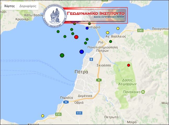 Σεισμός 4,1 Ρίχτερ κοντά στην Πάτρα – ΤΩΡΑ