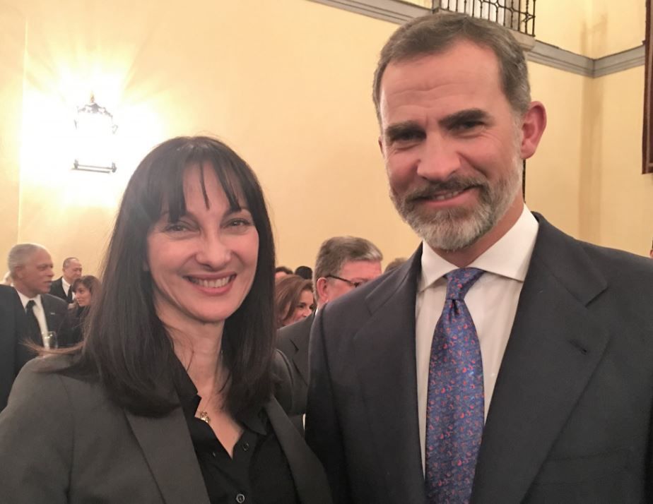 Η συνάντηση της Κουντουρά με τον βασιλιά της Ισπανίας Φελίπε και τα άψογα ελληνικά του – ΦΩΤΟ