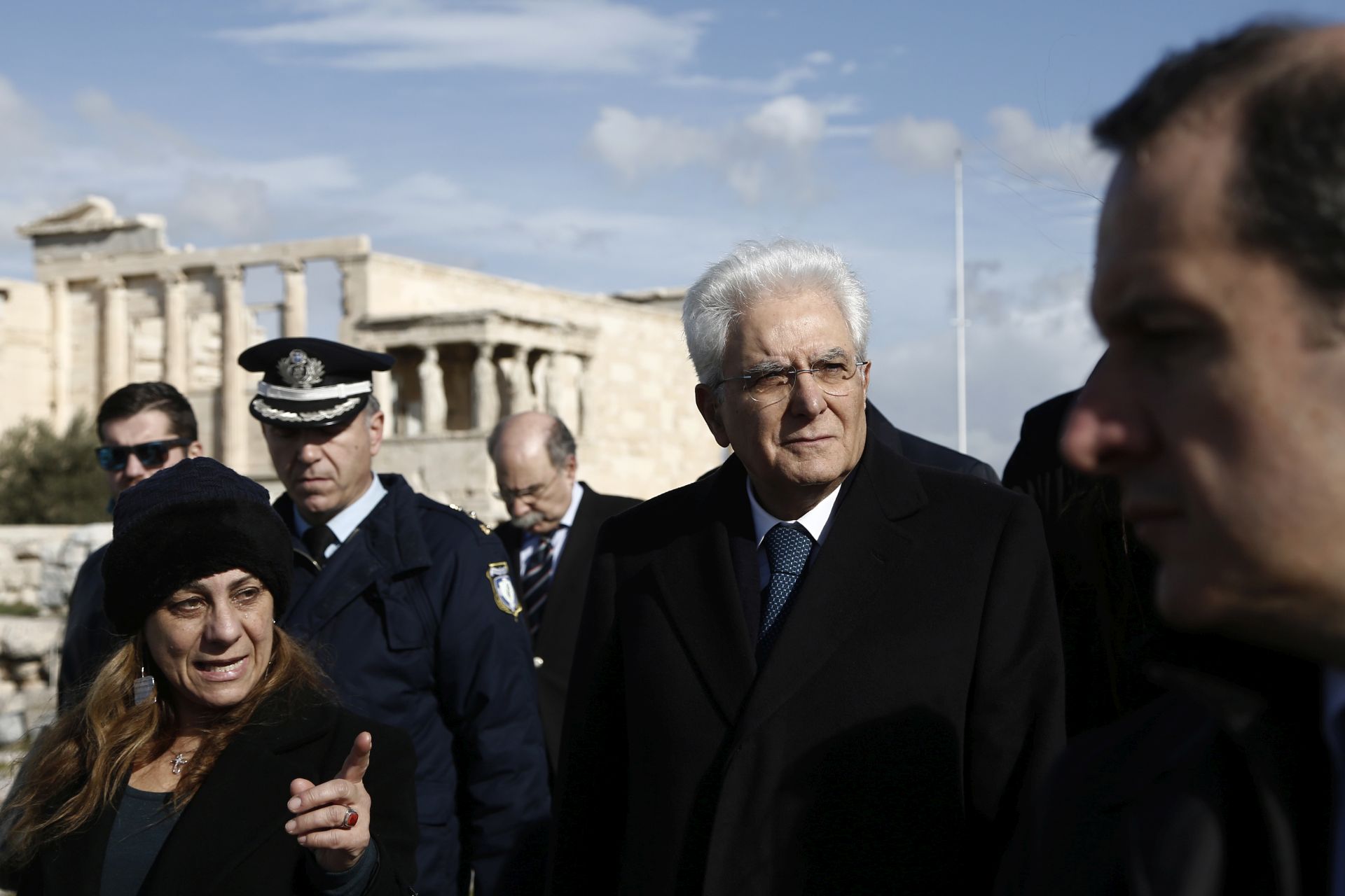 Την Ακρόπολη επισκέφθηκε ο Ματαρέλα – ΦΩΤΟ