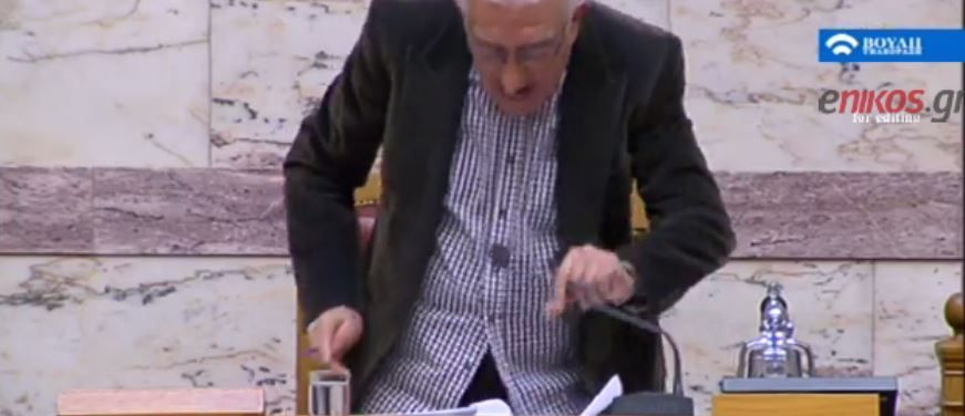 Ένταση στη Βουλή μεταξύ βουλευτών της Χρυσής Αυγής και του Κακλαμάνη- ΒΙΝΤΕΟ