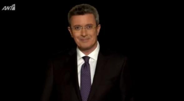 Πρεμιέρα σήμερα για το νέο δελτίο ειδήσεων του ΑΝΤ1 με τον Νίκο Χατζηνικολάου