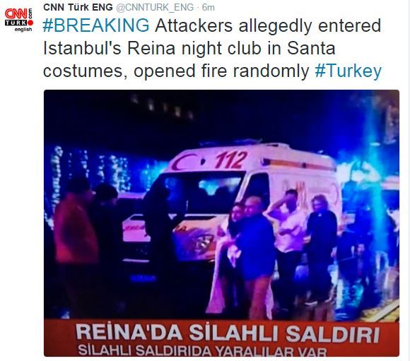 CNN Turk: Ήταν ντυμένοι με στολές Άγιου Βασίλη οι δράστες