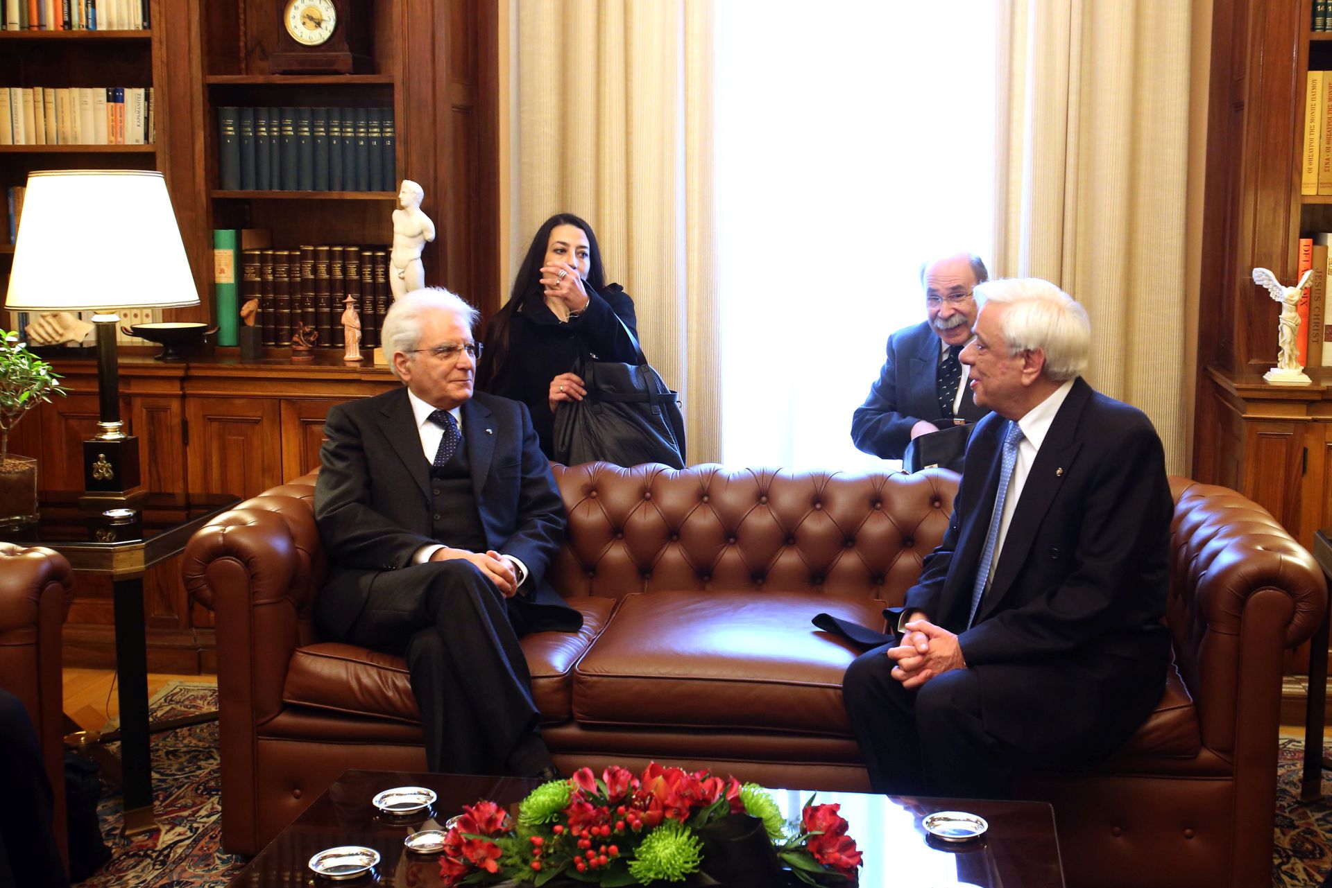 Τι είπαν Παυλόπουλος-Ματαρέλα μπροστά στις κάμερες – ΒΙΝΤΕΟ