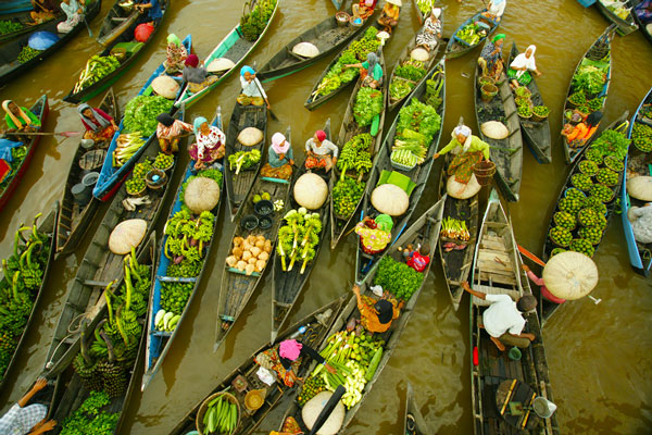 perierga.gr - Πανέμορφη πλωτή αγορά με ιστορία 500 ετών!