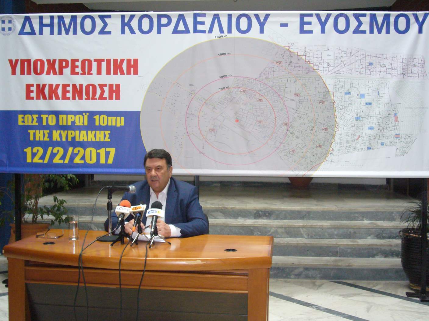 O δήμαρχος Κορδελιού: Θέλουμε μία άδεια πόλη για να προστατεύσουμε τη ζωή των πολιτών