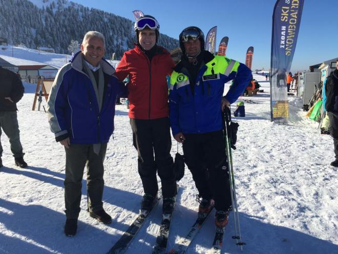 Για σκι στα Καλάβρυτα ο πρέσβης των ΗΠΑ στην Ελλάδα