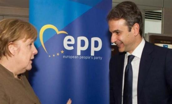 Σε εξέλιξη η συνάντηση Μητσοτάκη- Μέρκελ