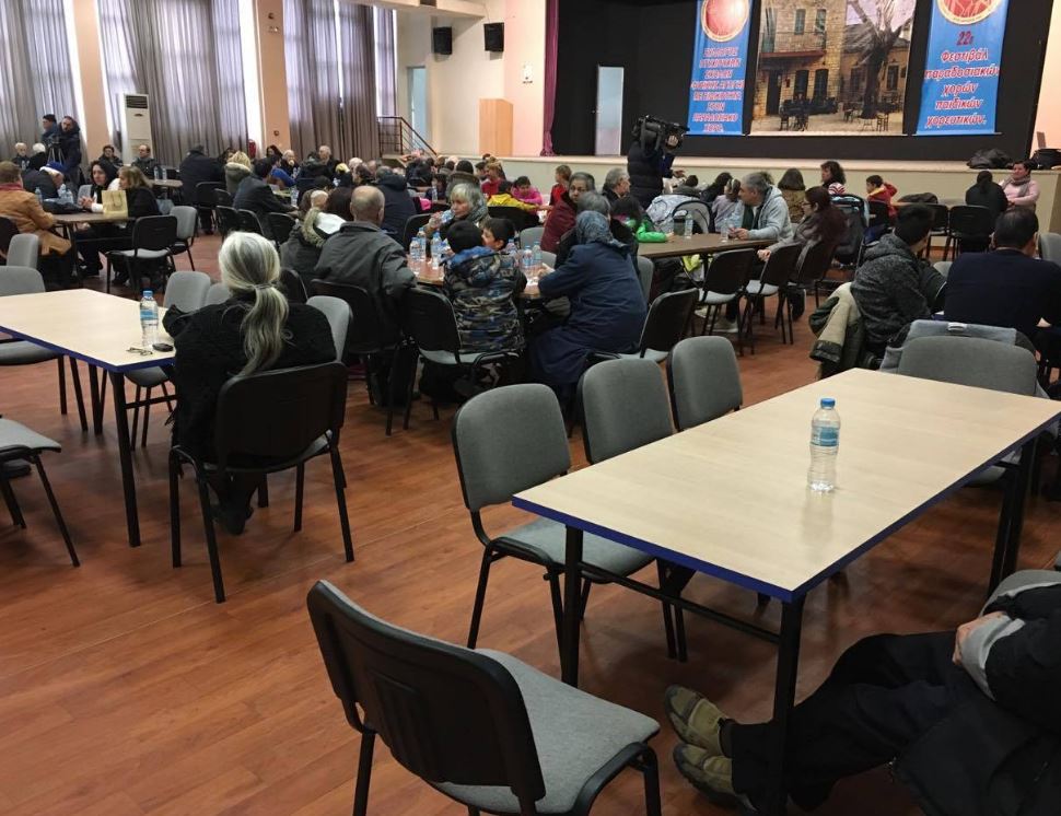 Στους χώρους υποδοχής κάτοικοι του Κορδελιού – ΦΩΤΟ