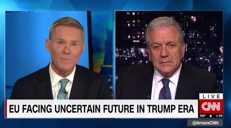 Ο Αβραμόπουλος στο CNN για το προσφυγικό: Χρειάζεται μεγαλύτερη αλληλεγγύη από όλους – ΒΙΝΤΕΟ