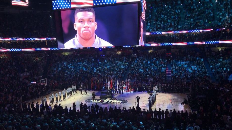 Η παρουσίαση του “Greek Freak” στο All Star Game – BINTEO