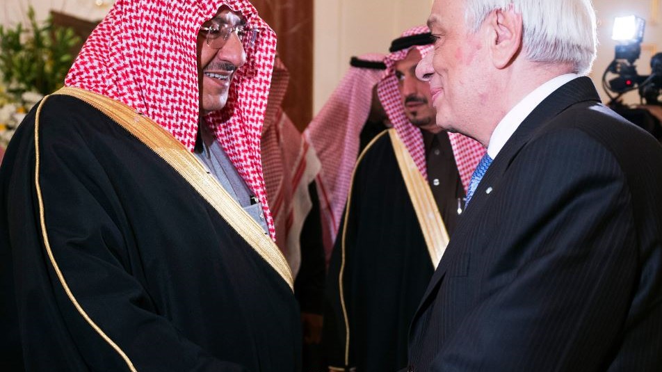 Παυλόπουλος: Ανάγκη στενότερης συνεργασίας Ελλάδας – Σαουδικής Αραβίας