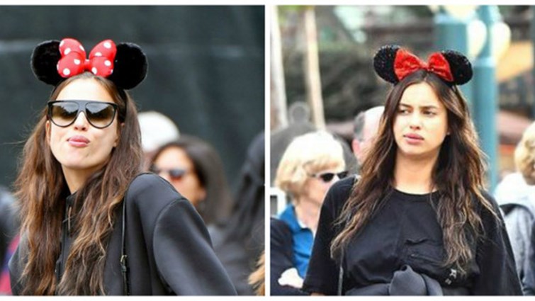 Η Ιρίνα Σάικ με φουσκωμένη κοιλίτσα στην Disneyland – ΦΩΤΟ