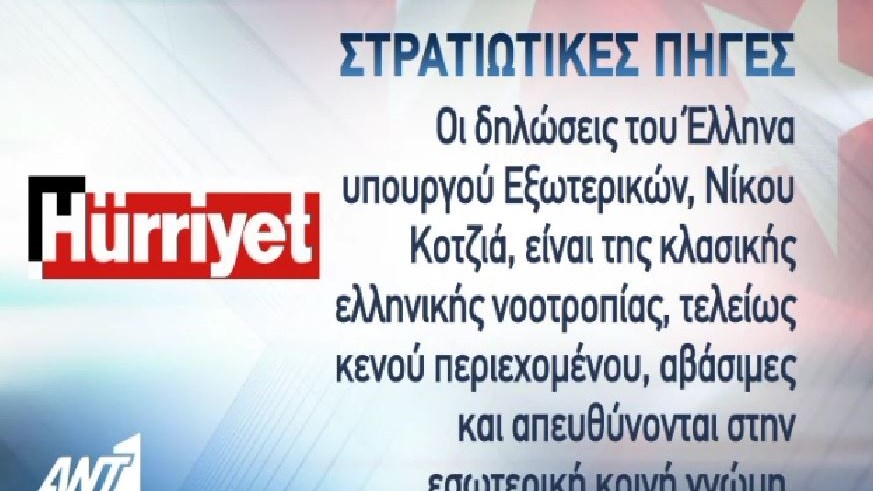 Οι Τούρκοι έβαλαν στο στόχαστρο τον Νίκο Κοτζιά για τα Ίμια – ΒΙΝΤΕΟ