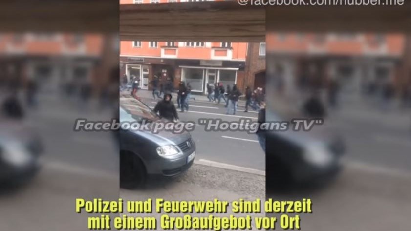 Σε πεδίο μάχης μετέτρεψαν το Βερολίνο οι οπαδοί των Χέρτα και Αΐντραχτ – ΒΙΝΤΕΟ