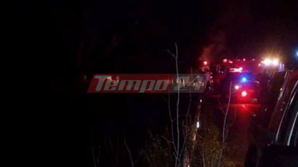 Νταλίκα πήρε φωτιά στην Πατρών – Κορίνθου –  Nεκρή μια γυναίκα