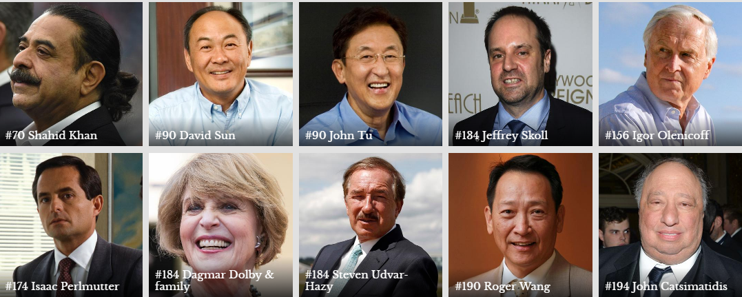 Ένας Έλληνας στους 20 πλουσιότερους μετανάστες στην Αμερική