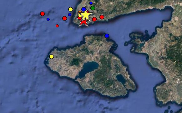 Νέος σεισμός 5,3 Ρίχτερ κοντά στη Μυτιλήνη – ΤΩΡΑ