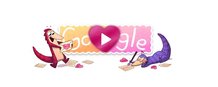 Στον Άγιο Βαλεντίνο αφιερωμένο το σημερινό Doodle της Google