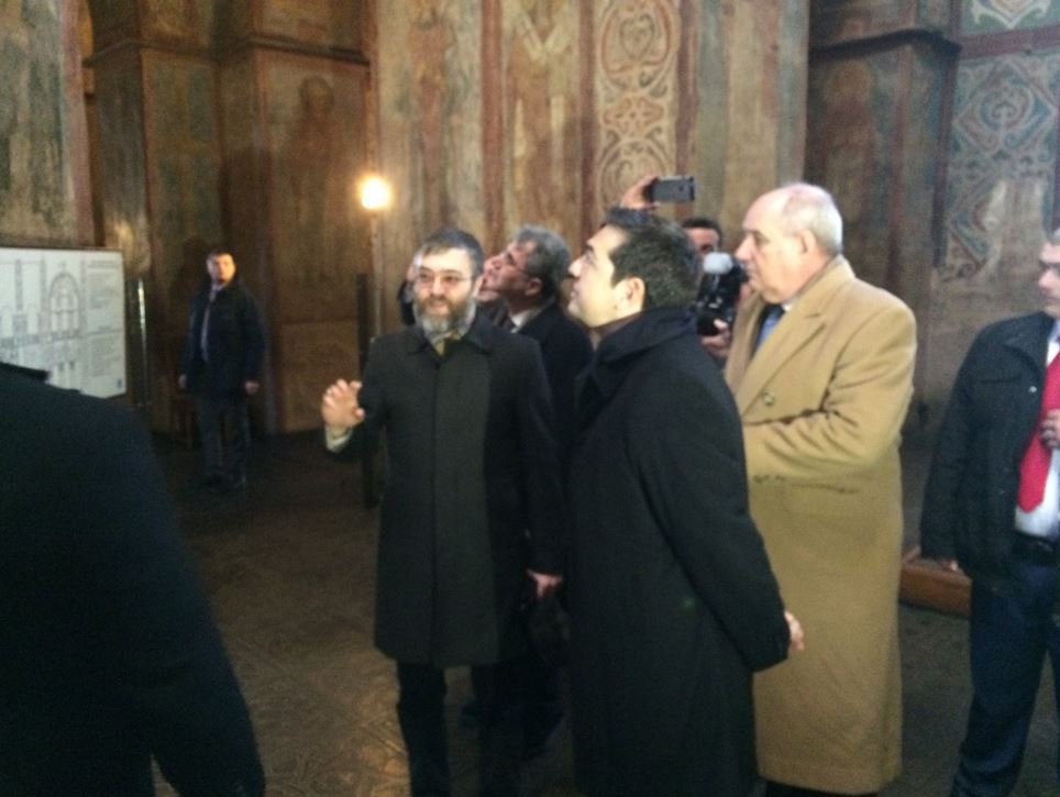 Εντυπωσιασμένος από τον ναό Αγίας Σοφίας του Κιέβου ο Τσίπρας – Τι έγραψε – ΦΩΤΟ