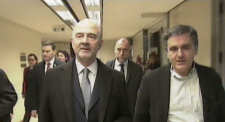 Το τετ α τετ Τσακαλώτου – Μοσκοβισί στο υπουργείο Οικονομικών – ΒΙΝΤΕΟ