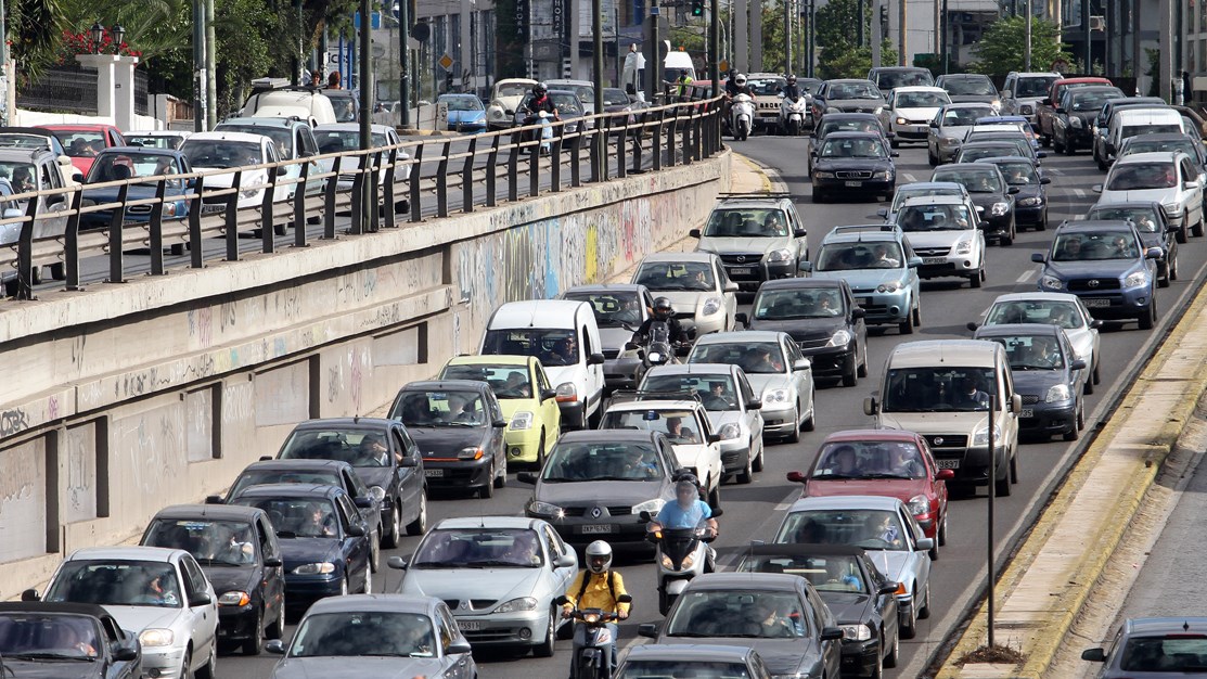 Κυκλοφοριακό κομφούζιο στην Αττική