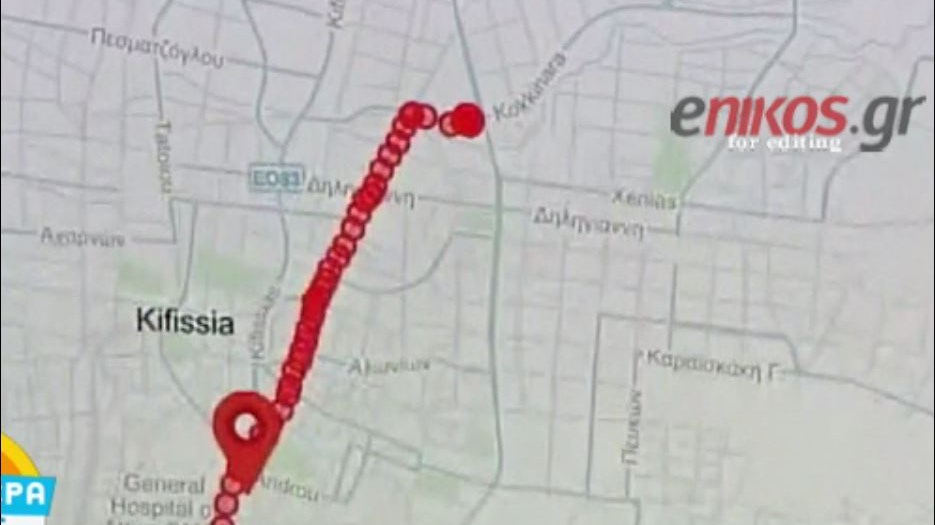 Η μοιραία διαδρομή του δολοφονημένου οδηγού ταξί – ΒΙΝΤΕΟ