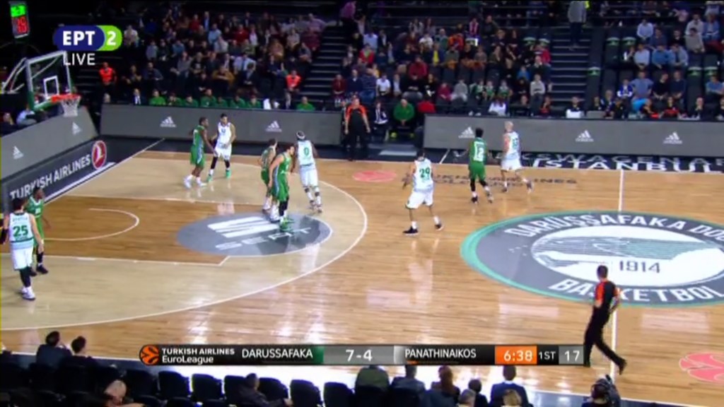 Νταρουσάφακα – Παναθηναϊκός 17-17 (10′)