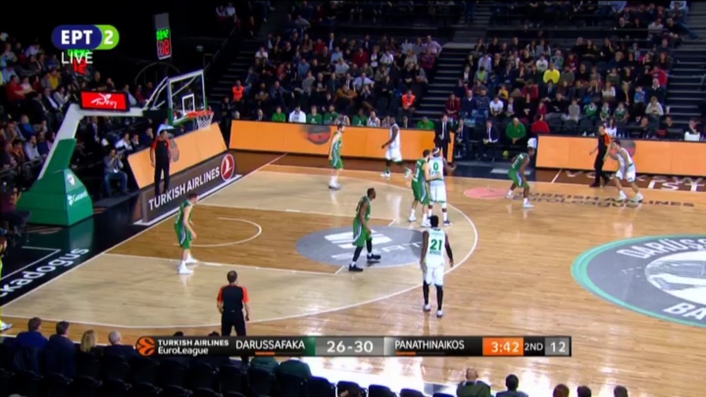 Nταρουσάφακα – Παναθηναϊκός 53-53 (30′)