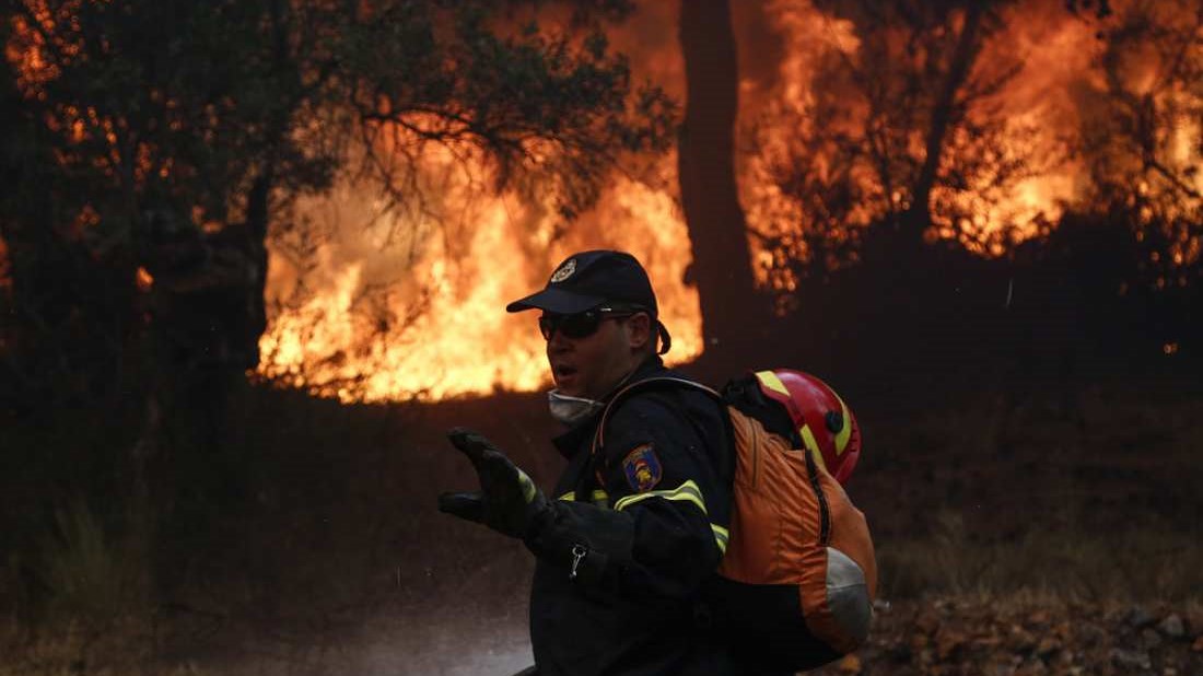 Υπό έλεγχο τέθηκε η πυρκαγιά στο Ηράκλειο