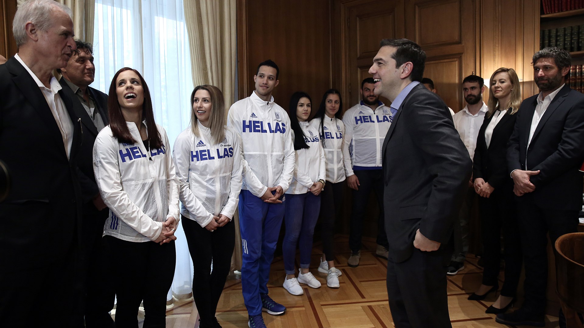 Ο Πρωθυπουργός υποδέχθηκε στο Μαξίμου τους πρωταθλητές Ευρώπης- ΦΩΤΟ