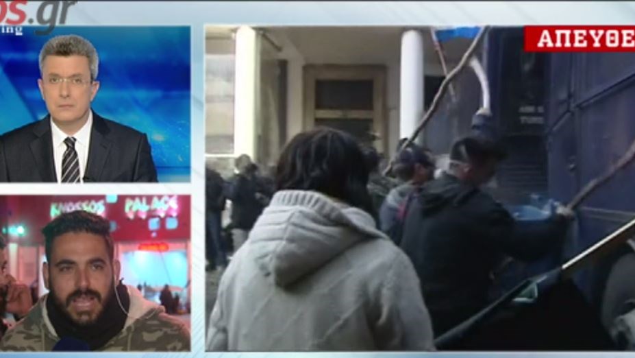 Αγρότης στο δελτίο του ΑΝΤ1: Θέλαμε να κάνουμε ειρηνική κατάληψη – ΒΙΝΤΕΟ