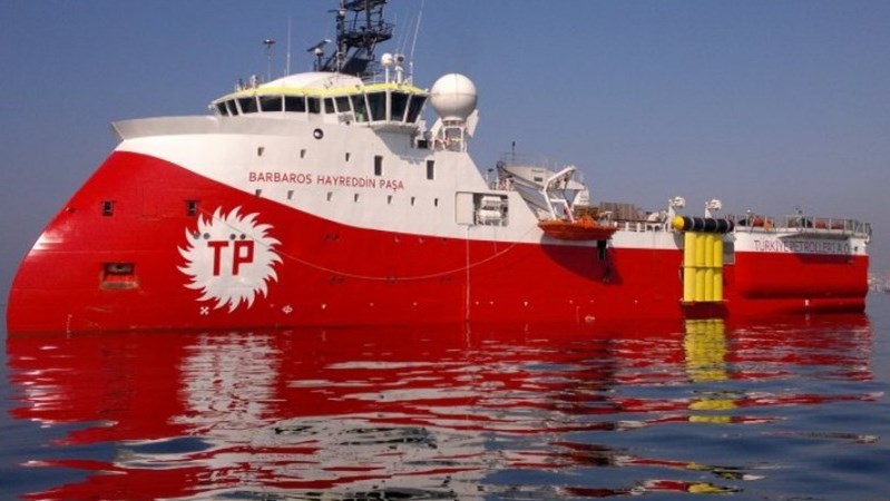 Έρευνες για φυσικό αέριο στη Μεσόγειο με το Μπαρμπαρός εξήγγειλε η Τουρκία