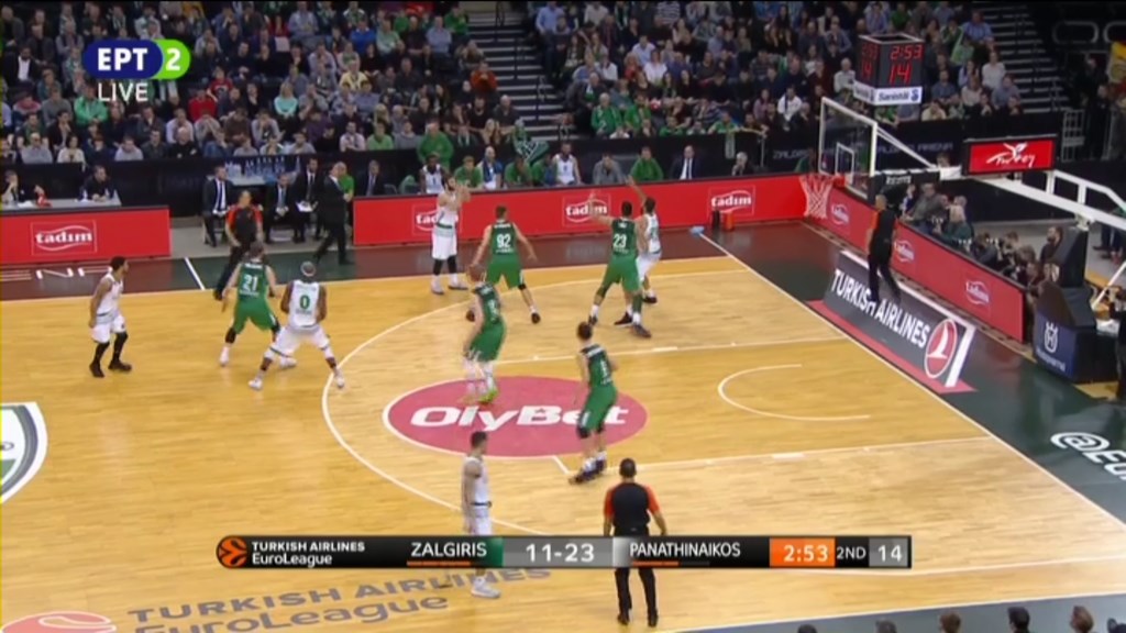 Ζαλγκίρις – Παναθηναϊκός 19-31 (ΗΜ.)